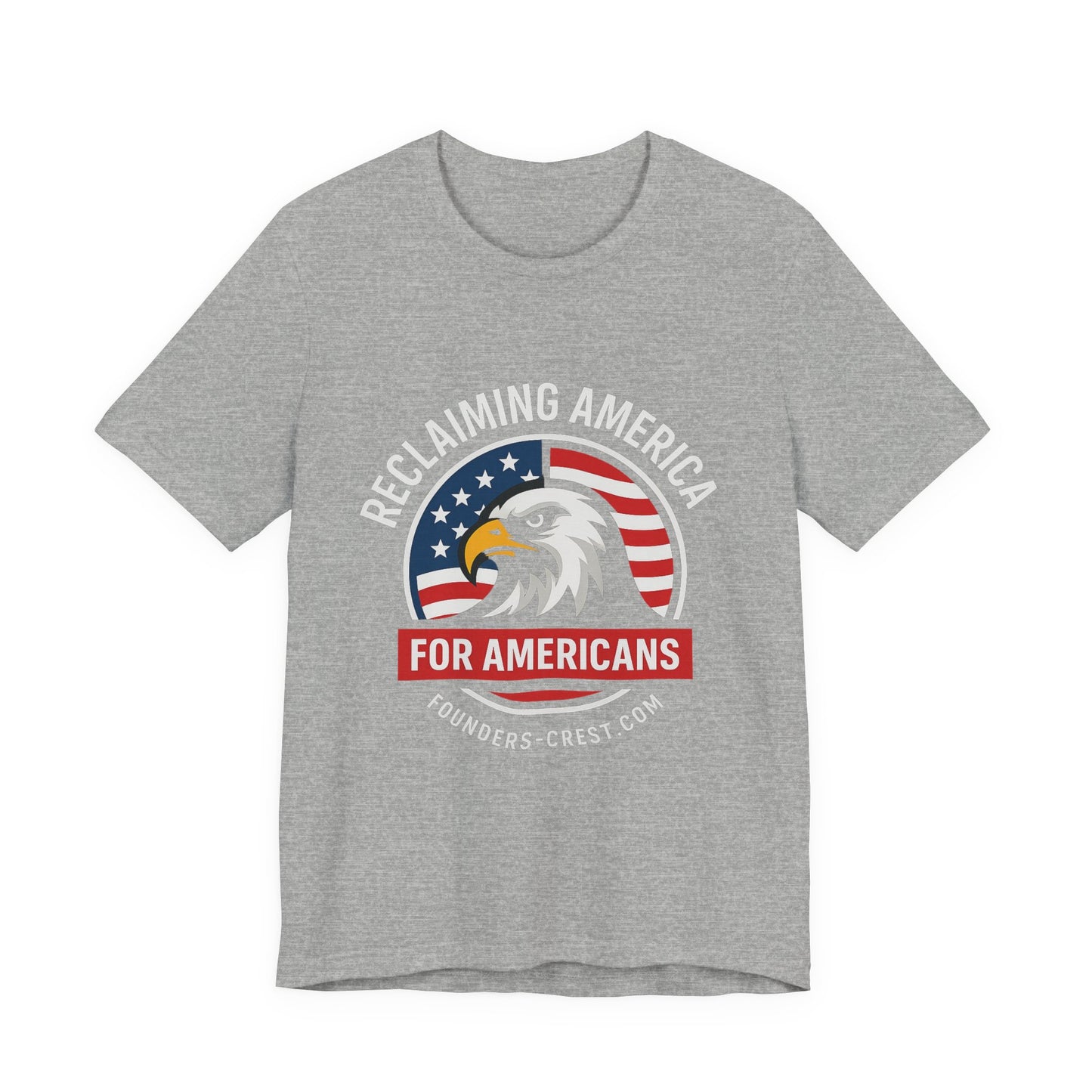 Reclaiming America™ Eagle Tee – Patriotic Flag Shirt for Freedom-Loving Americans